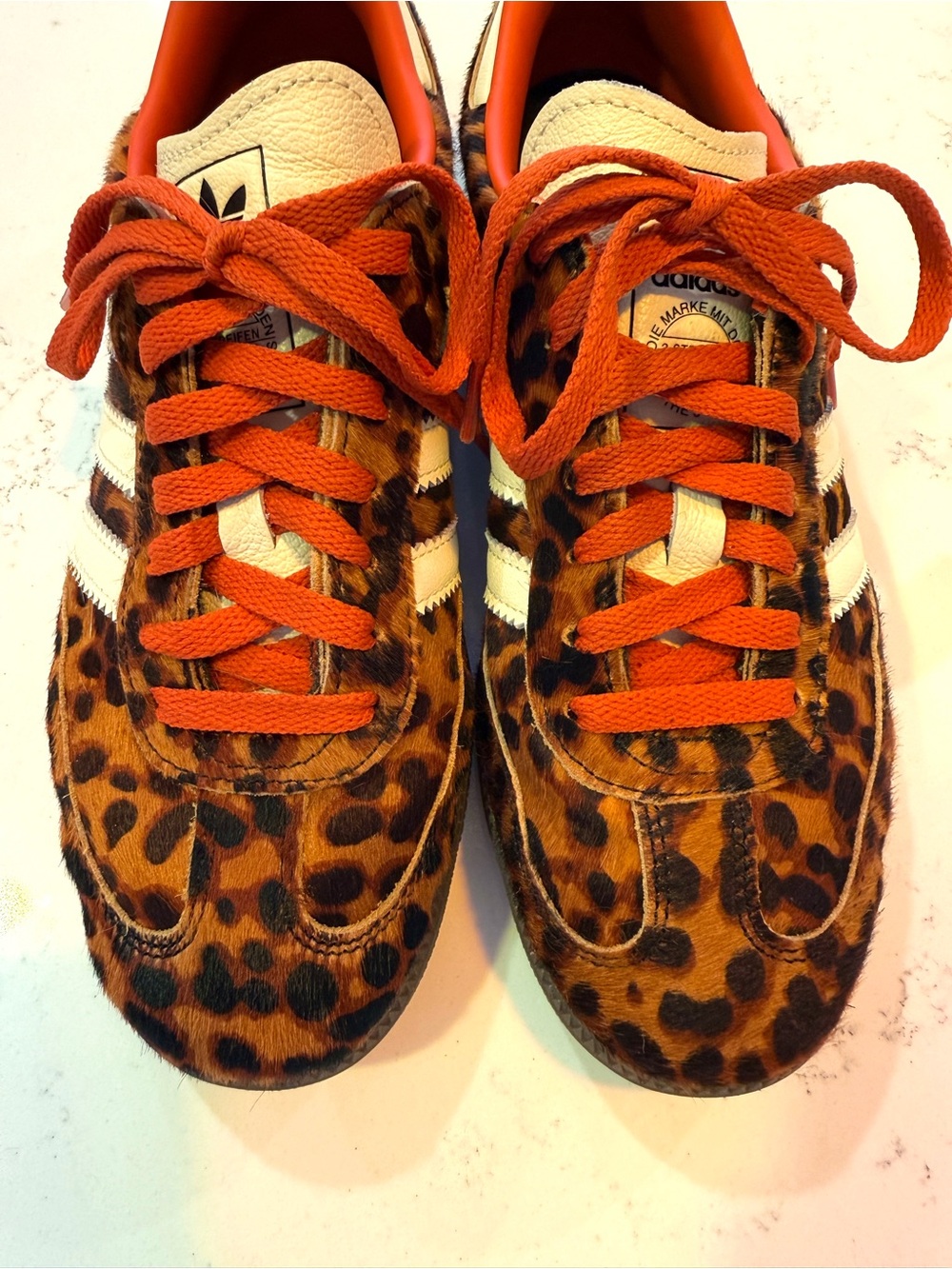 Adidas Samba OG Red Leopard sneakers women’s 8 - Picture 4 of 8